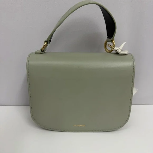 Jil Sander Leather Shouder Bag Seafoam Green NWT $1,590.00 Simple & Elegant - Picture 7 of 16